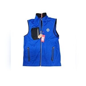 NWT Polo Sport Ralph Lauren Performance Soft Shell Running Vest $185 Zippered Po